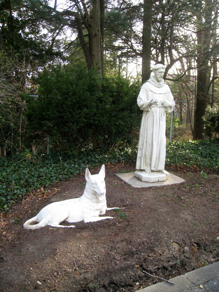 St. Francis with a bundle of wonder at the Franciscan Monastery