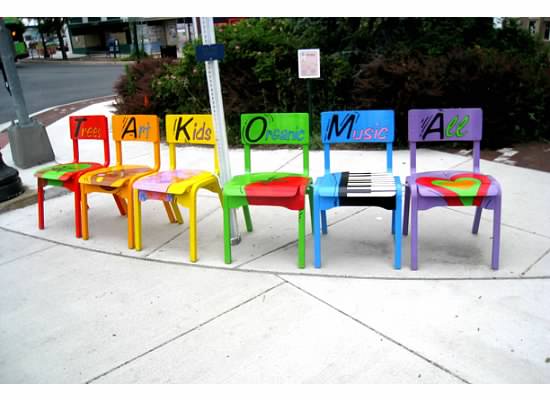 The annual Please Sit on the Art project is another reason to love Takoma.
